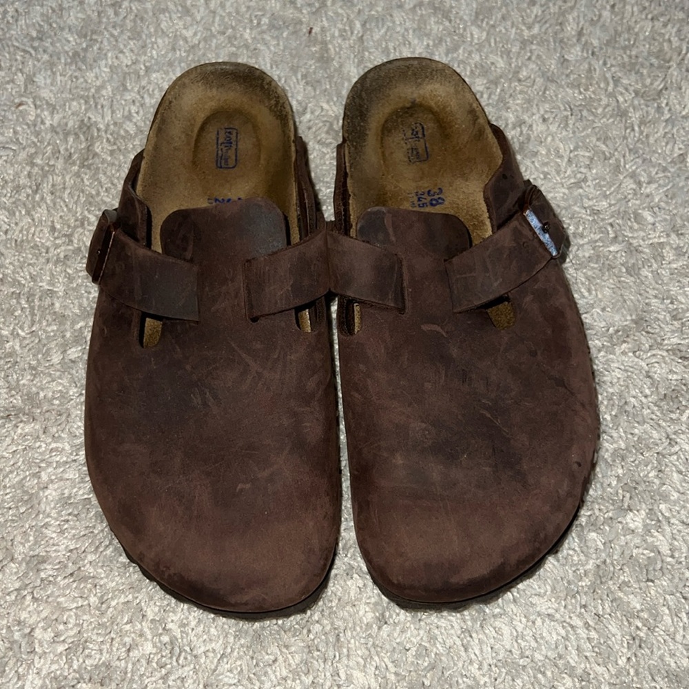 BIRKENSTOCK Boston leather clog 🍄